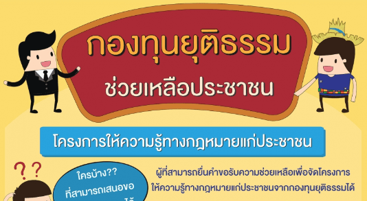 กองทุนยุติธรรมช่วยเหลือประชาชน