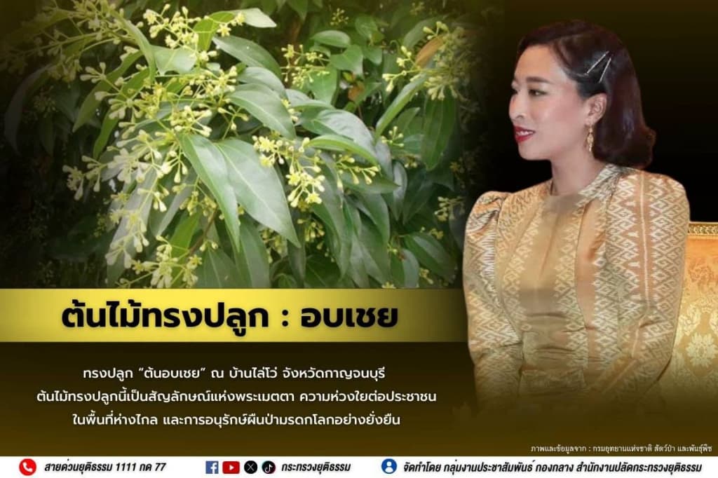 กระทรวงยุติธรรม เผยแพร่เรื่องราวของสมเด็จพระเจ้าลูกเธอ เจ้าฟ้าพัชรกิติยาภา นเรนทิราเทพยวดี กรมหลวงราชสาริณีสิริพัชร มหาวัชรราชธิดา / ประจำวันที่ 17 กันยายน 2569